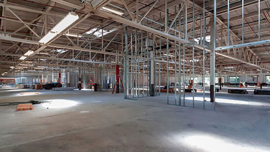 Warehouse construction